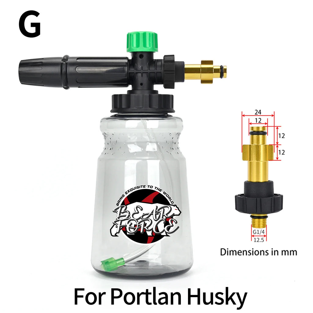 Pressure Washer Foam Lance Foam Nozzle Car Wash Foam Maker for Karcher Elitech Bort AR Bosch Michelin Pressure Washer