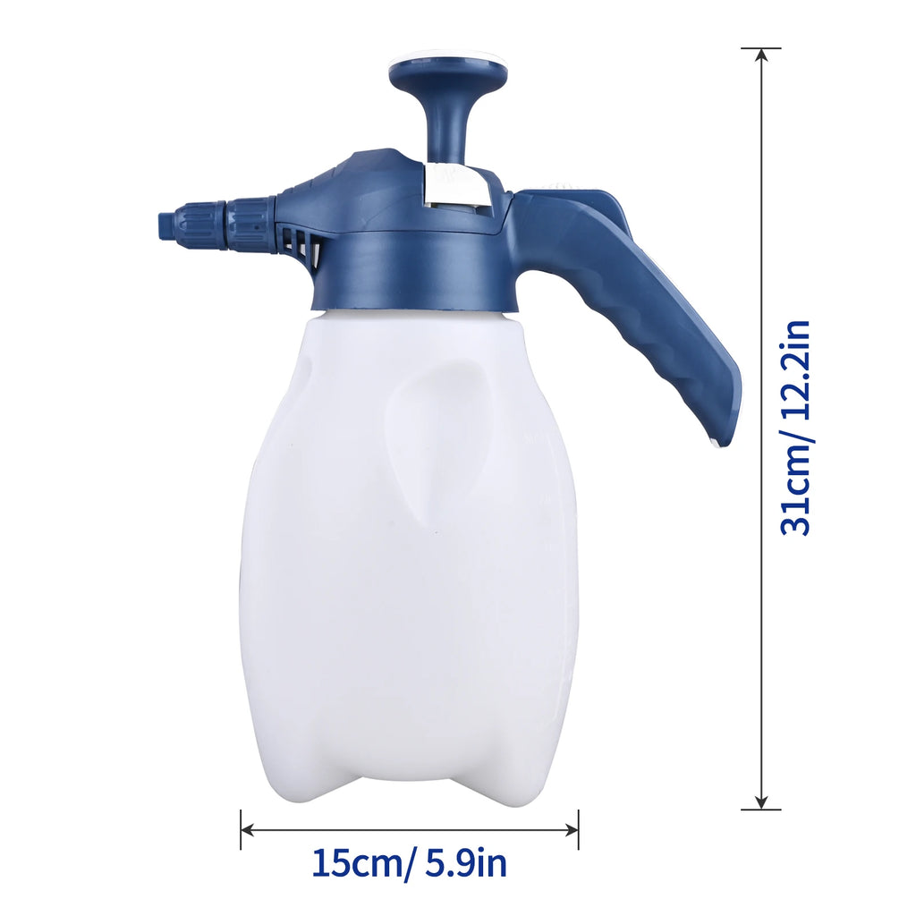 BEAR FORCE Foam Pump Blaster (68oz/2L) Multi-Purpose Hand Pump Foam Sprayer with Dual Adjustable Nozzles Perfect for Car Washing
