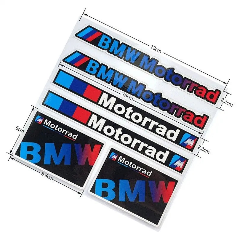 Car Body DIY Sticker Modification Waterproof Fuel Tank Reflective Decal For Bmw M Power Performance E30 E60 E90 i3 M5 M3 F10 F30