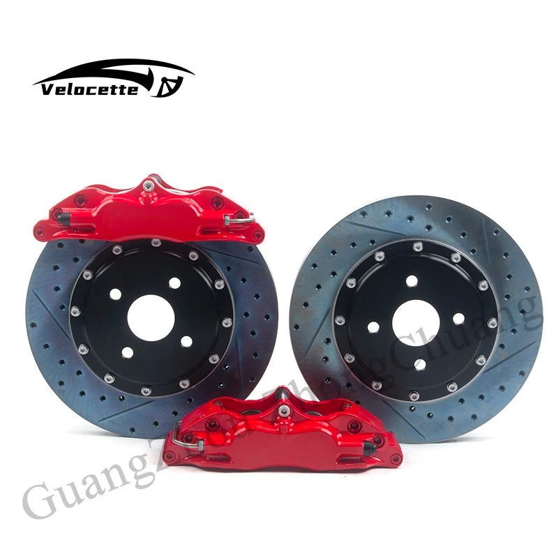 Automotive Brake Caliper Kit F Brake System 5200 Caliper 4 Piston 300-330mm Disc For Bmw M550i E60 E70 E90 Benz W213 Gtr R35 Amg