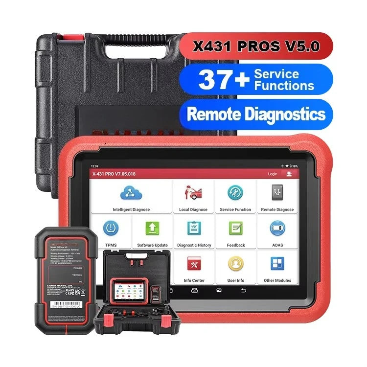 Original  X431 Pros v 5.0 V1.0 X-431 V5.0 X 431 OBDII Ecu Automotive Diagnostic Tool Automotriz Professional Car Scanner