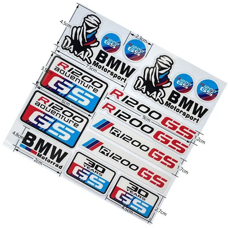 Car Body DIY Sticker Modification Waterproof Fuel Tank Reflective Decal For Bmw M Power Performance E30 E60 E90 i3 M5 M3 F10 F30