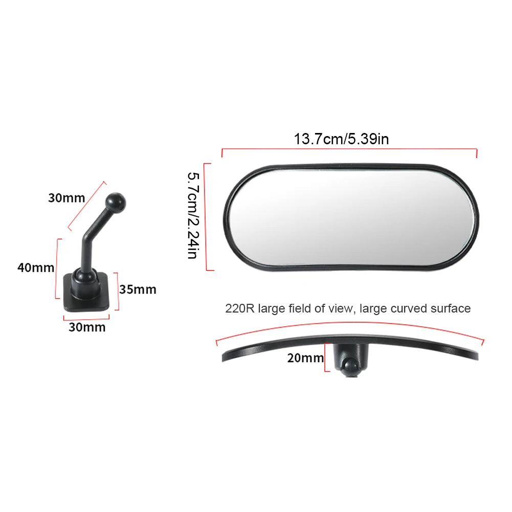 Baby Car Mirror 360° Adjustable Rear View Mirror Automotive Rearview Baby Observation Mirror Baby Mirrors Car Interior Accessory