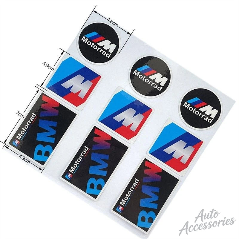 Car Body DIY Sticker Modification Waterproof Fuel Tank Reflective Decal For Bmw M Power Performance E30 E60 E90 i3 M5 M3 F10 F30