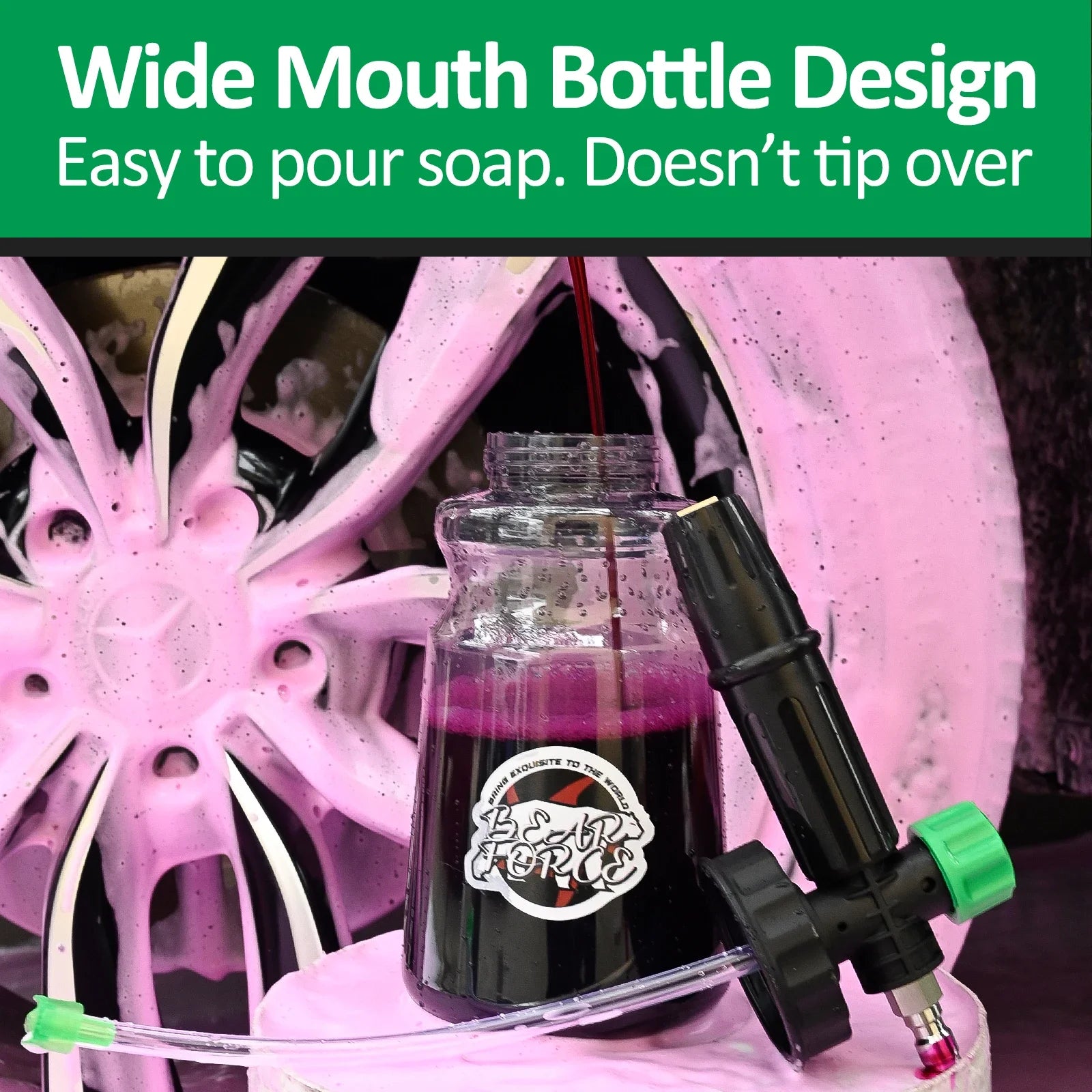 Pressure Washer Foam Lance Foam Nozzle Car Wash Foam Maker for Karcher Elitech Bort AR Bosch Michelin Pressure Washer