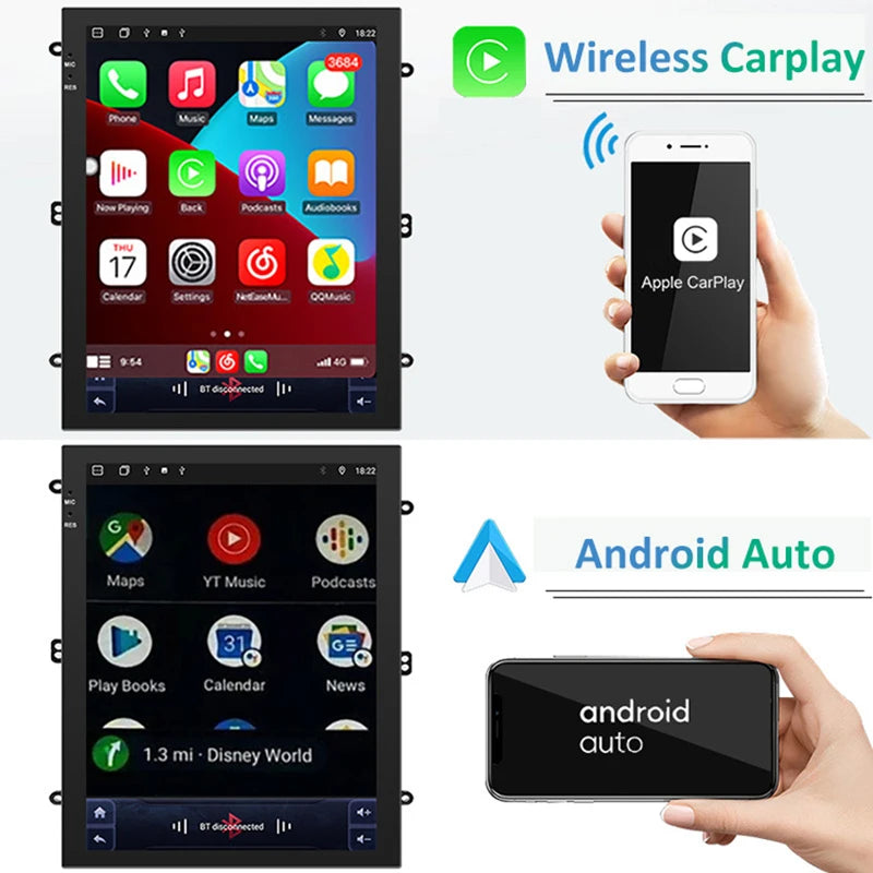 8 Core 4G Lte 9.7 Inch Android Car Multimedia Carplay Player Navigation GPS Radio Stereo Touch Screen for Jeep Compass 2017~2020