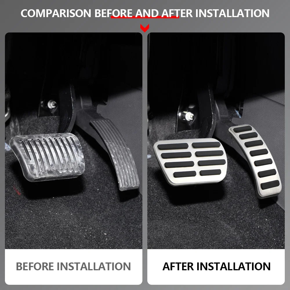 Gas Brake Pedal Cover Pad for Geely Atlas Emgrand NL-3 Proton X70 Anti-slip Stainless Steel Pedal Car Accessories