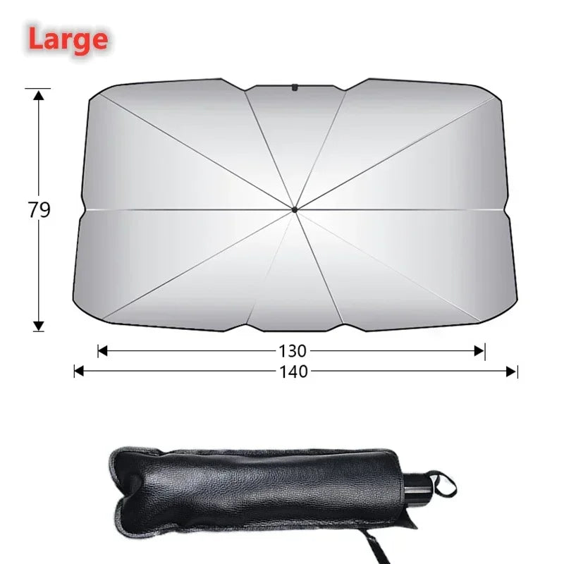 Baseus Windshield SunShade Umbrella Hemmed Edges Cover Protector Parasol Car Summer Sun Protection Front Window Sun Shade