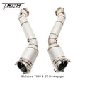 Boska Downpipe for  720s 4.0 2017-2019 High Flow Catted Downpipe Automotive Performance Accessories Exhaust Pipe