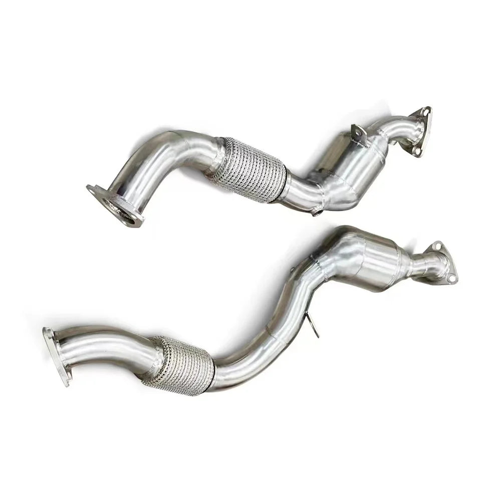 Stainless Steel Performance Car Accessories Suitable for 957 3.6/4.8T 2006-2010 Automotive Exhaust Downpipe