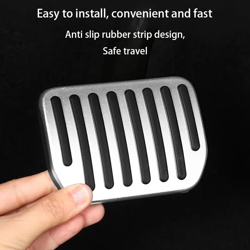 For Tesla Model Y Juniper 2025 Upgrade Non-slip Performance Aluminum Accelerator Brake Rest Foot Pedal Pads Mats Accessories