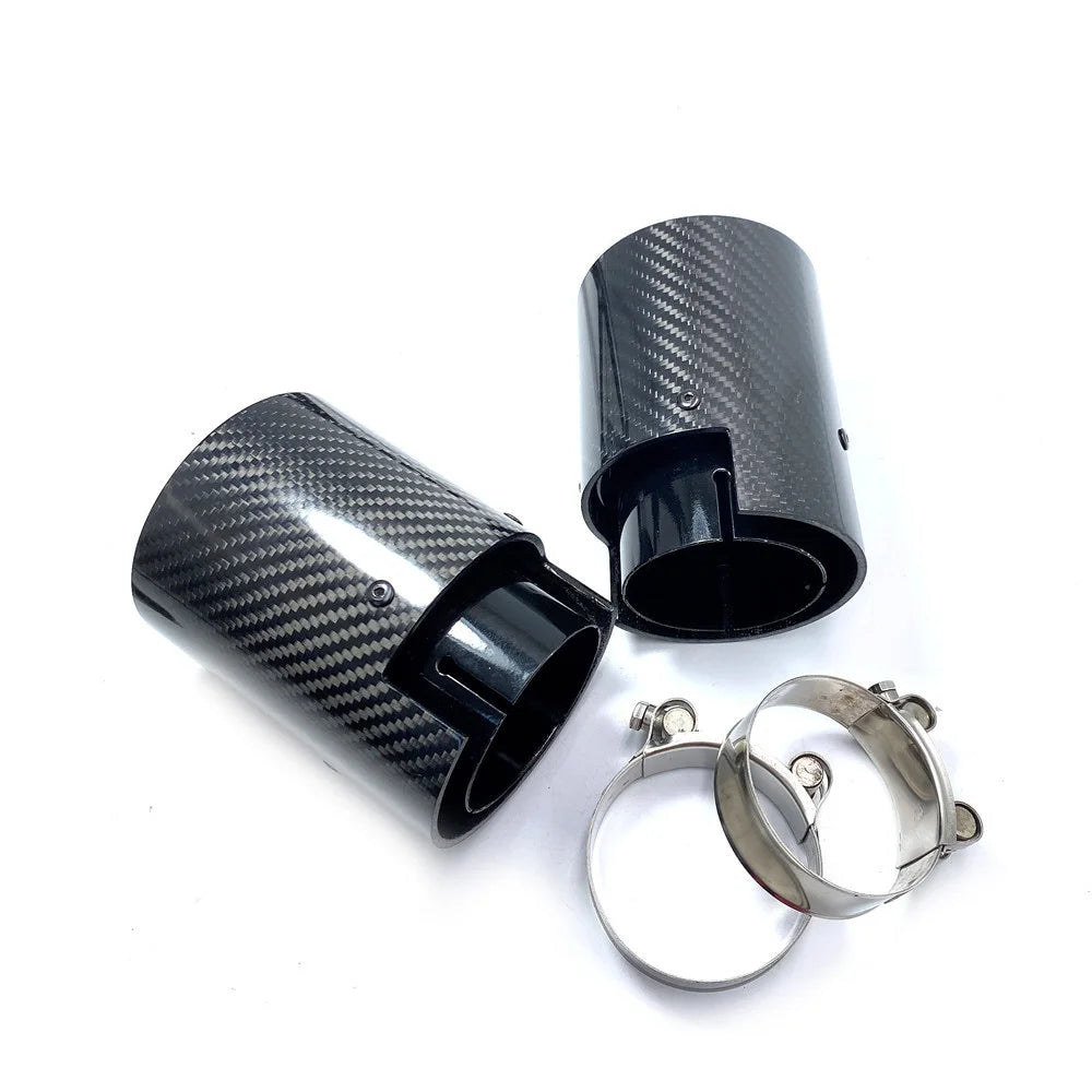 1PCS M Performance Carbon Fiber Exhaust Tip For BMW F87 M2 F80 M3 F82 F83 M4 Carbon Exhaust Tip Car Accessories