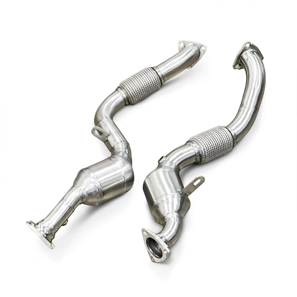 Stainless Steel Performance Car Accessories Suitable for 957 3.6/4.8T 2006-2010 Automotive Exhaust Downpipe