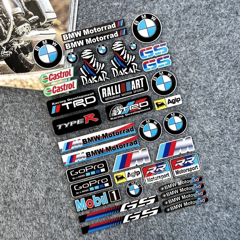 Car Interior Exterior Decoration Sticker For Bmw M 50TH Power Performance E28 E30 E34 E36 E46 E60 E90 F84 Waterproof Decal
