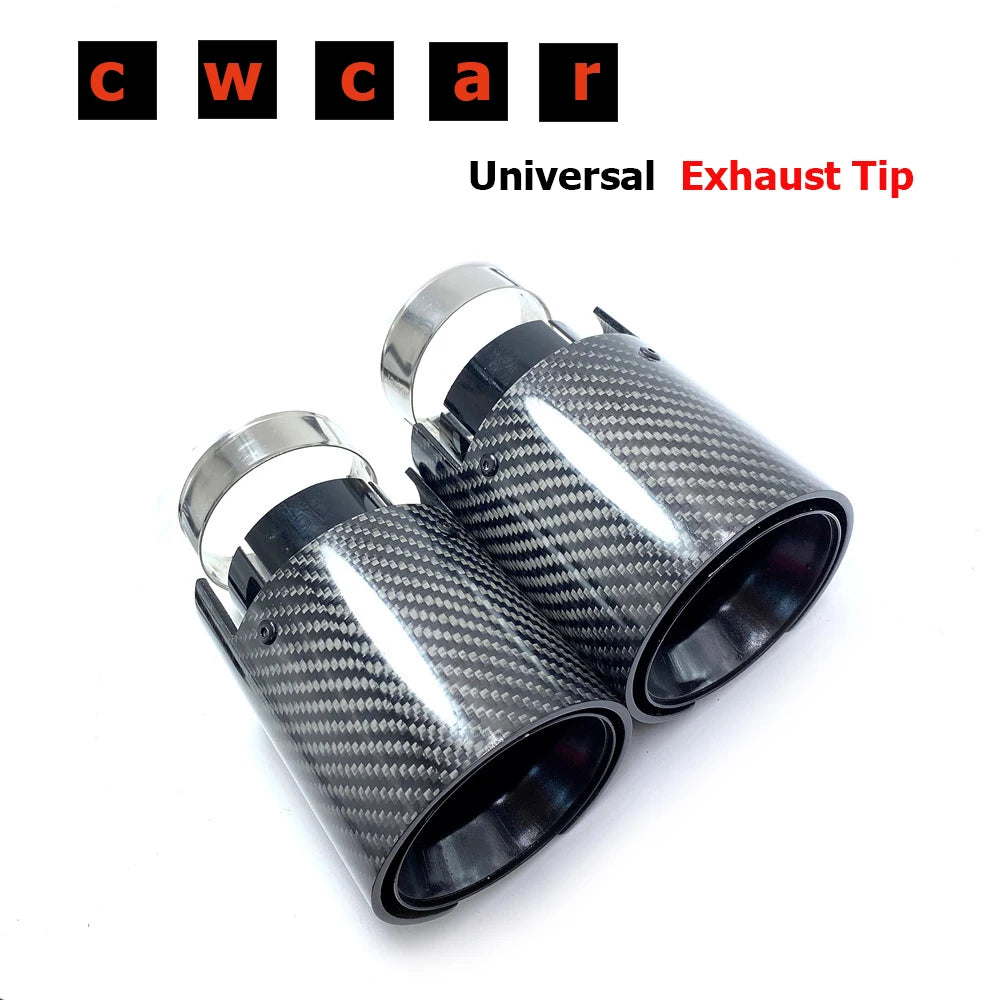 1PCS M Performance Carbon Fiber Exhaust Tip For BMW F87 M2 F80 M3 F82 F83 M4 Carbon Exhaust Tip Car Accessories