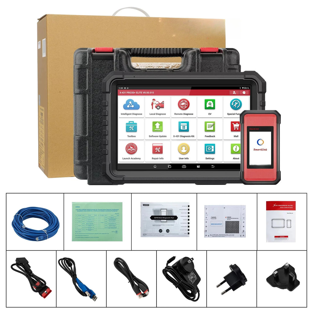 Professional  X431 PRO3 V+ ELITE Pro3s+ Elite EURO PRO4  2 Truck Diagnostic Tool Automotive Scanner Machine for Cars