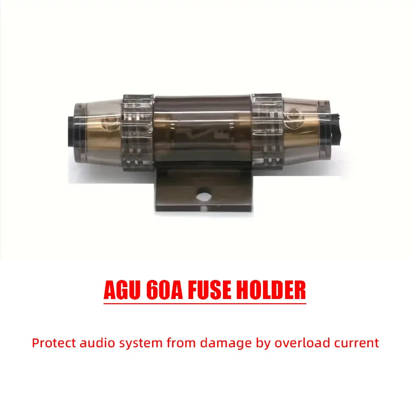 8GA Amplifier Audio Speaker Wiring Kit Car Audio RCA Line with 60 Amp Fuse Holder Car Modification Accessories Cable