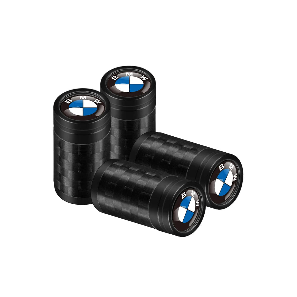 Carbon Fiber Car Tire Valve Caps Auto Accessories For BMW 1 3 5 7 Series M Performance M3 M5 M6 F01 F20 F10 F13 F15 F16 F30 F34