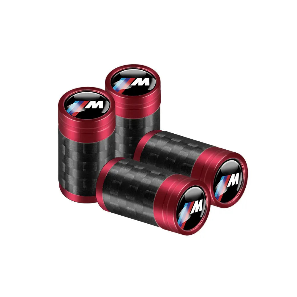 Carbon Fiber Car Tire Valve Caps Auto Accessories For BMW 1 3 5 7 Series M Performance M3 M5 M6 F01 F20 F10 F13 F15 F16 F30 F34