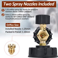 Pressure Washer Foam Cannon with 1/4” Quick Connector 360° Adjustable Thicker Snow Foam with 1L Soap Bottle Car Wash Detailing