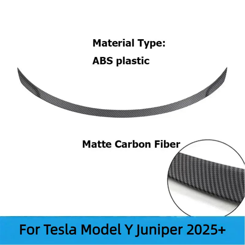 High-performance Matte Carbon Rear Trunk Spoilers Wing Tail For Tesla Model 3 Y Juniper 2026-2017 Tuning Accessories Refit