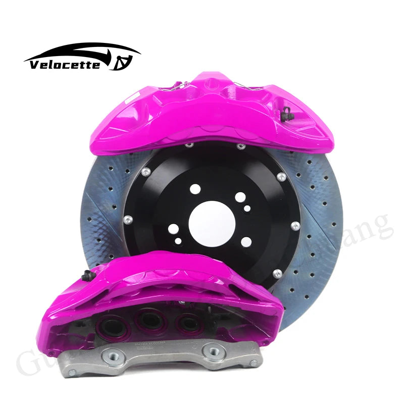 Car Exterior Accessories Front Brake Calipers 8N 10 Pistons Side Disc Brake Caliper Assembly Caliper Cover Tesla Model Y