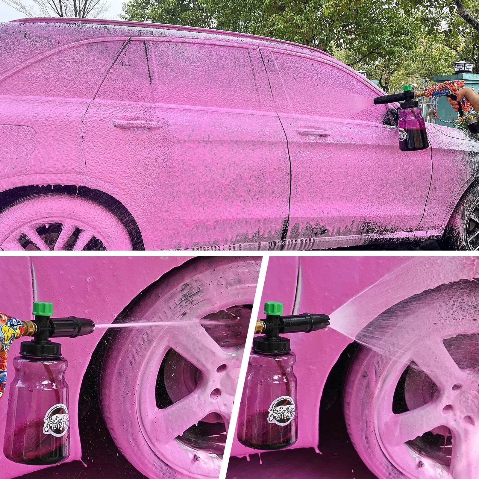 Pressure Washer Foam Lance Foam Nozzle Car Wash Foam Maker for Karcher Elitech Bort AR Bosch Michelin Pressure Washer