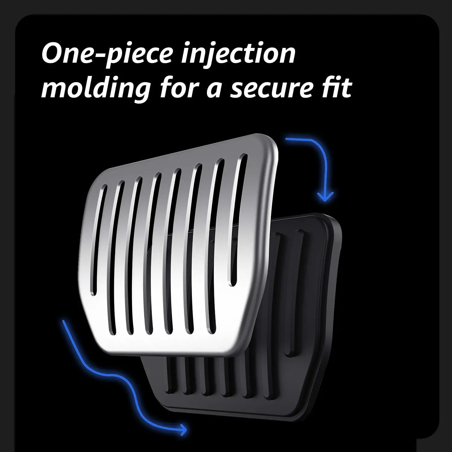 For Tesla Performance Pedal Pads Cover Foot Aluminum Non-Slip Pedals for Model Y(Juniper) Model 3(Highland) 3/Y 2017-2026