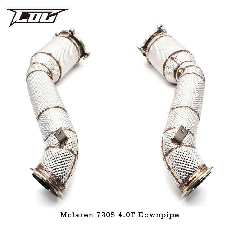 Boska Downpipe for  720s 4.0 2017-2019 High Flow Catted Downpipe Automotive Performance Accessories Exhaust Pipe