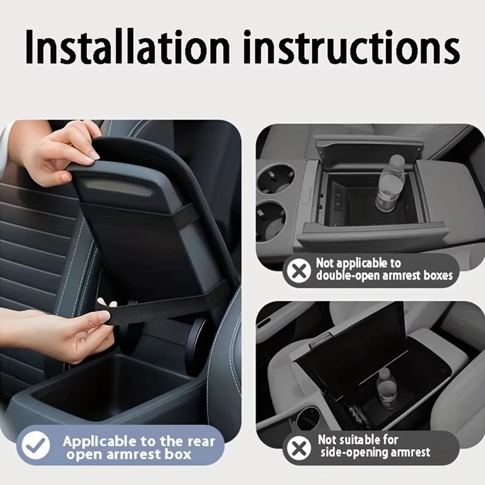 Car Armrest Box Pad Plush Car Center Console Protection Pad Soft And Comfortable Universal Auto Parts