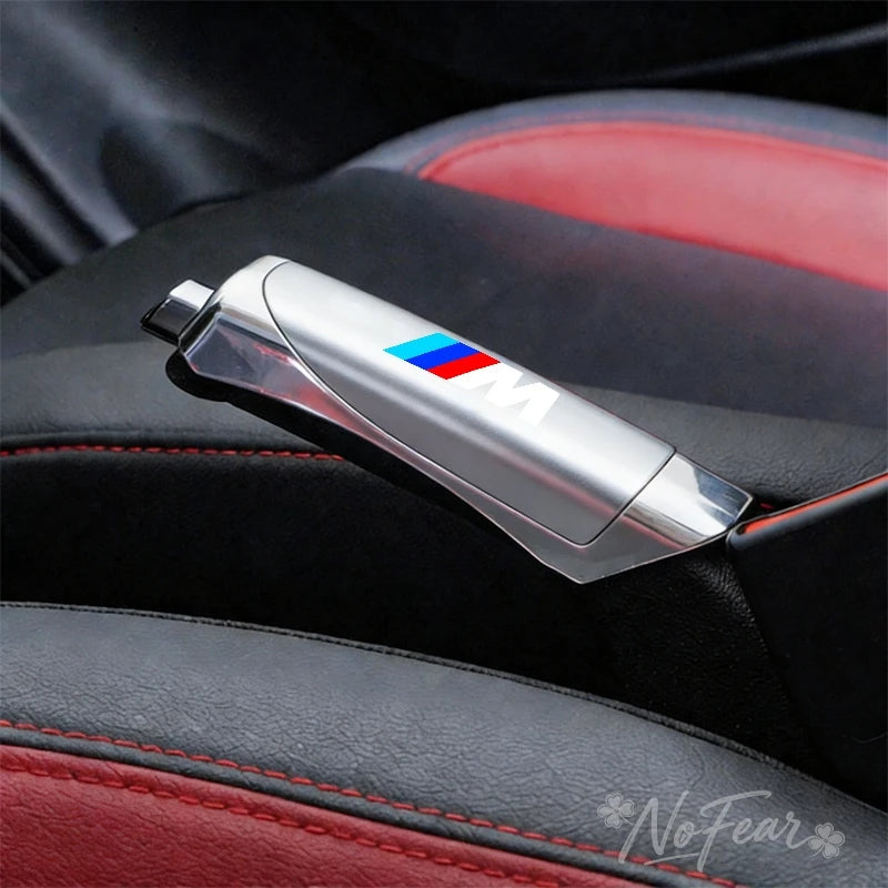Car Gear Handbrake Cover Protector Sleeve For BMW Performance M Power E90 E91 E92 X3 X5 X6 M3 M5 E46 E39 F30 E60 F10 Car Sticker