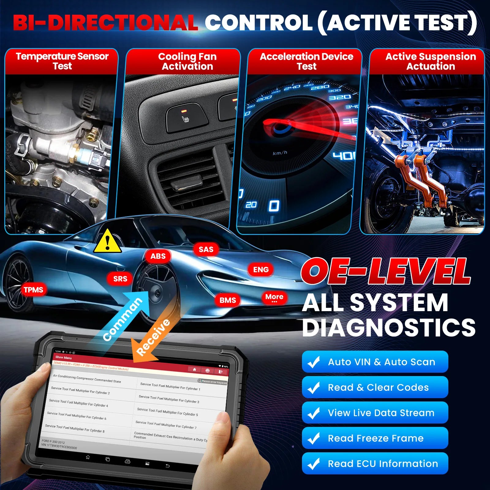 Professional  X431 PRO3 V+ ELITE Pro3s+ Elite EURO PRO4  2 Truck Diagnostic Tool Automotive Scanner Machine for Cars