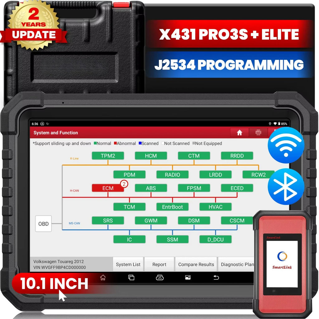 Professional  X431 PRO3 V+ ELITE Pro3s+ Elite EURO PRO4  2 Truck Diagnostic Tool Automotive Scanner Machine for Cars