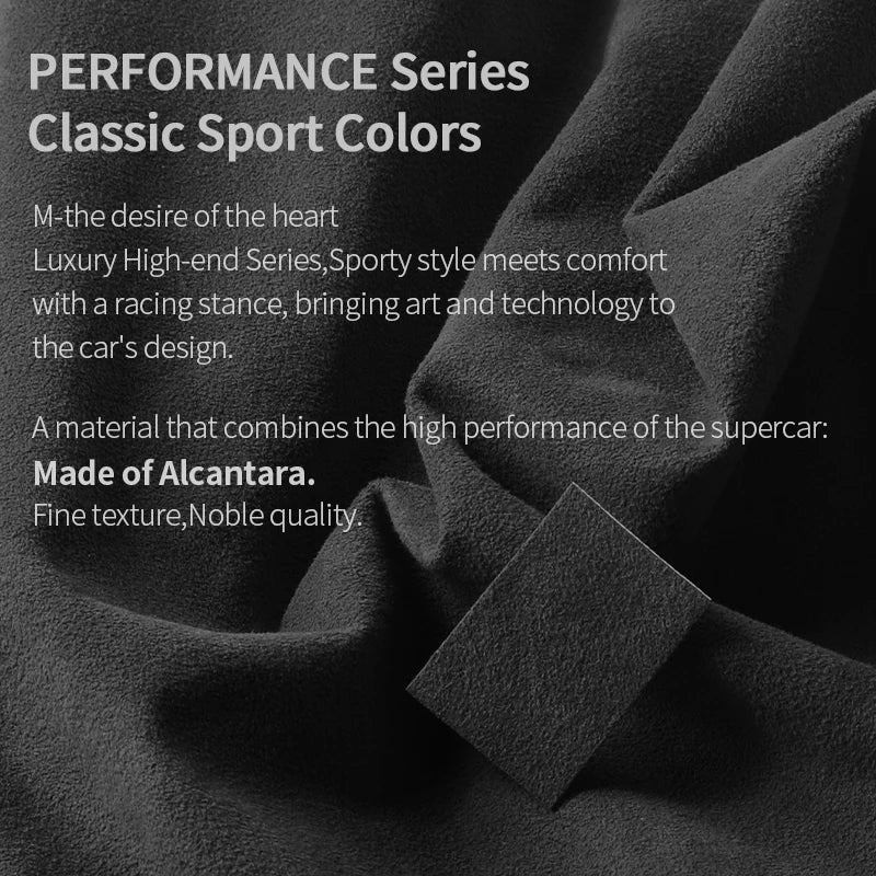 For Audi Sport Performance 8V A3 S3 (2014-2019) Made of Alcantara Car Handbrake Button Knob Trim Sticker Interior Accessories