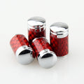 Rylybons 4pcs Copper Carbon Fiber Car Tire Wheel