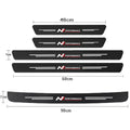 Auto Carbon Fiber Decals Stickers Car Door Threshold Scuff For Hyundai N Performance i10 i20 i30 i40 ix35 Tucson Elantra GENESIS