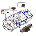 8GA Amplifier Audio Speaker Wiring Kit Car Audio RCA Line with 60 Amp Fuse Holder Car Modification Accessories Cable