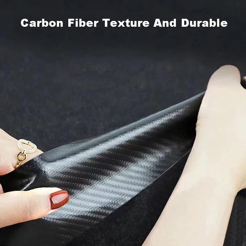Auto Carbon Fiber Decals Stickers Car Door Threshold Scuff For Hyundai N Performance i10 i20 i30 i40 ix35 Tucson Elantra GENESIS