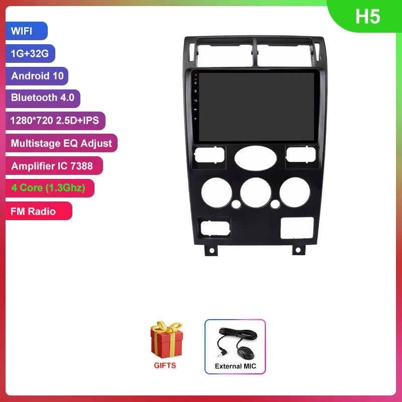 9 Inch 8 Core 4G BT DSP GPS Wireless Carplay Car Stereo Player Touch Screen Radio Android Multimedia For Ford Mondeo 3 2000~2007