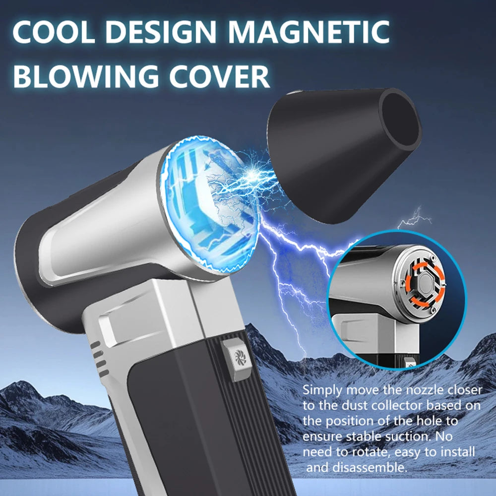 For Car RV Truck Trailer Turbo Fan Jet Blowing Snower Cleaning ToolsElectric Air Duster Portable Multifunctional Accessories
