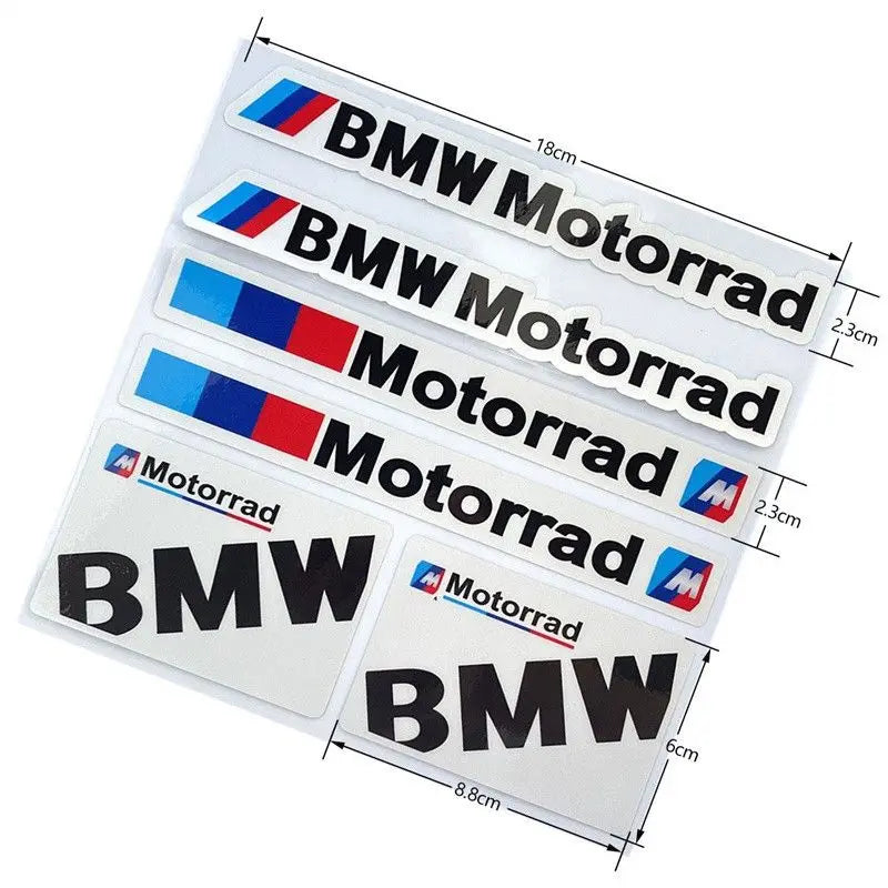 Car Body DIY Sticker Modification Waterproof Fuel Tank Reflective Decal For Bmw M Power Performance E30 E60 E90 i3 M5 M3 F10 F30