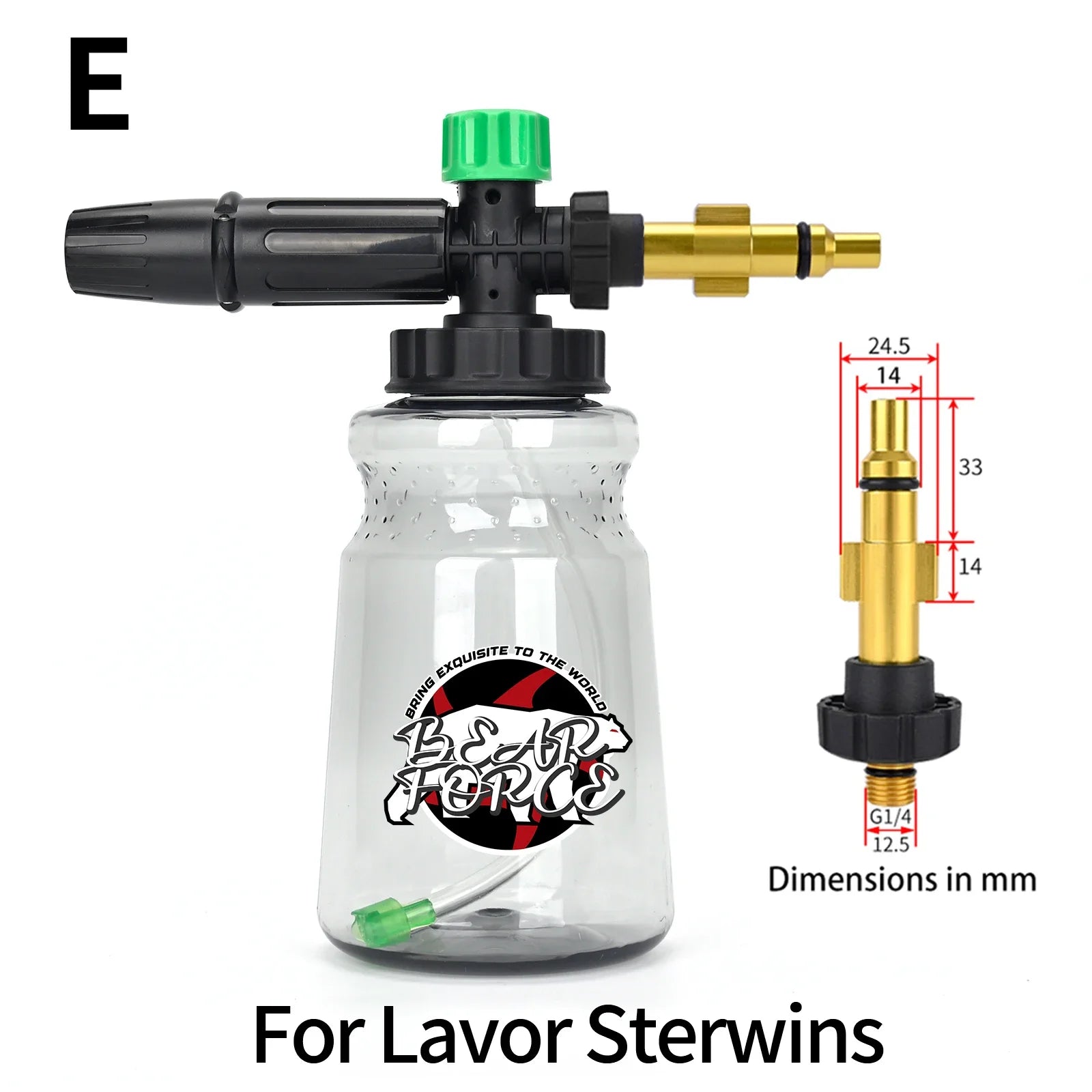 Pressure Washer Foam Lance Foam Nozzle Car Wash Foam Maker for Karcher Elitech Bort AR Bosch Michelin Pressure Washer