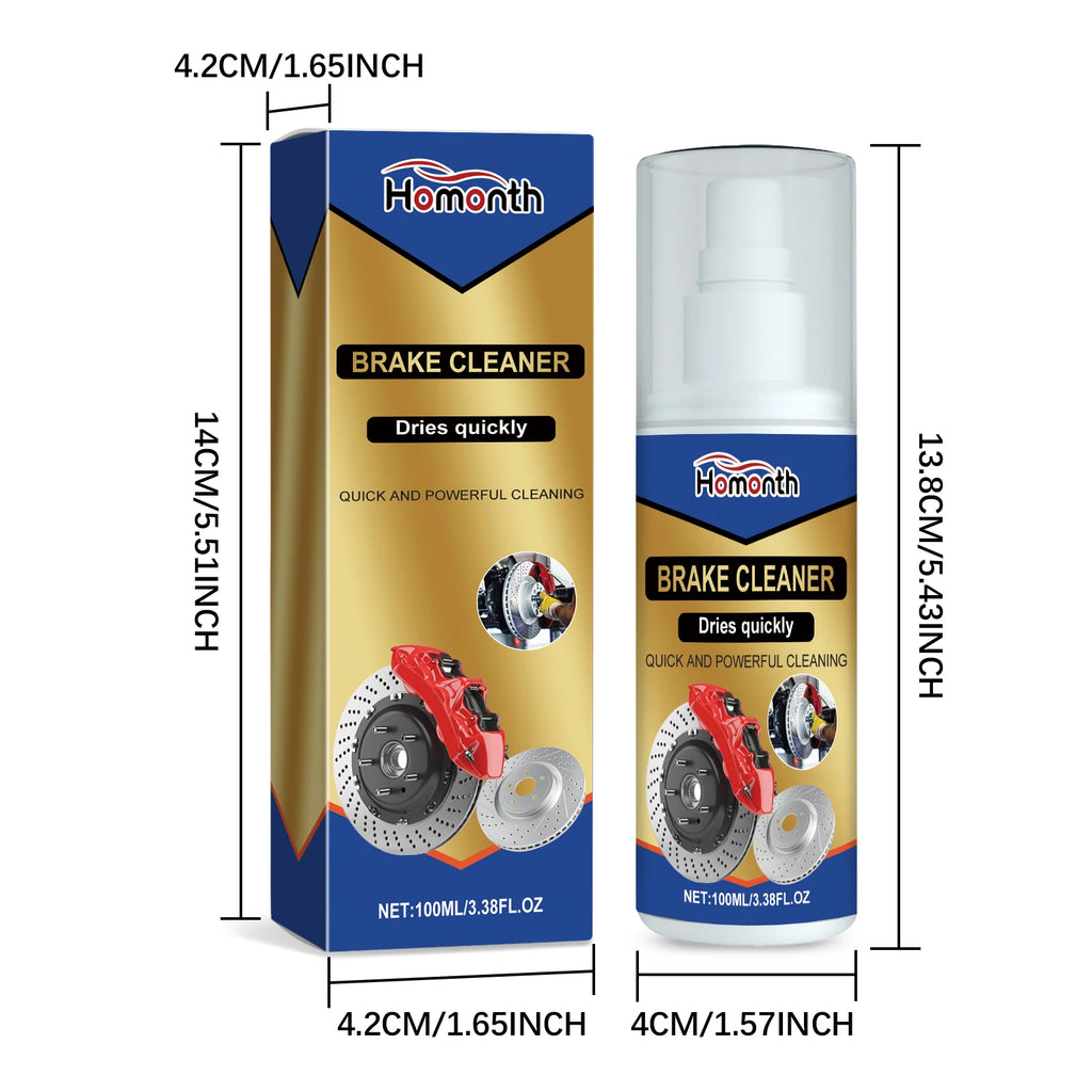 Automotive Brake Cleaner Rust Removes Extends Brake System Lifespan High-Performance Brake Polishing Refurbish Car Maintenance