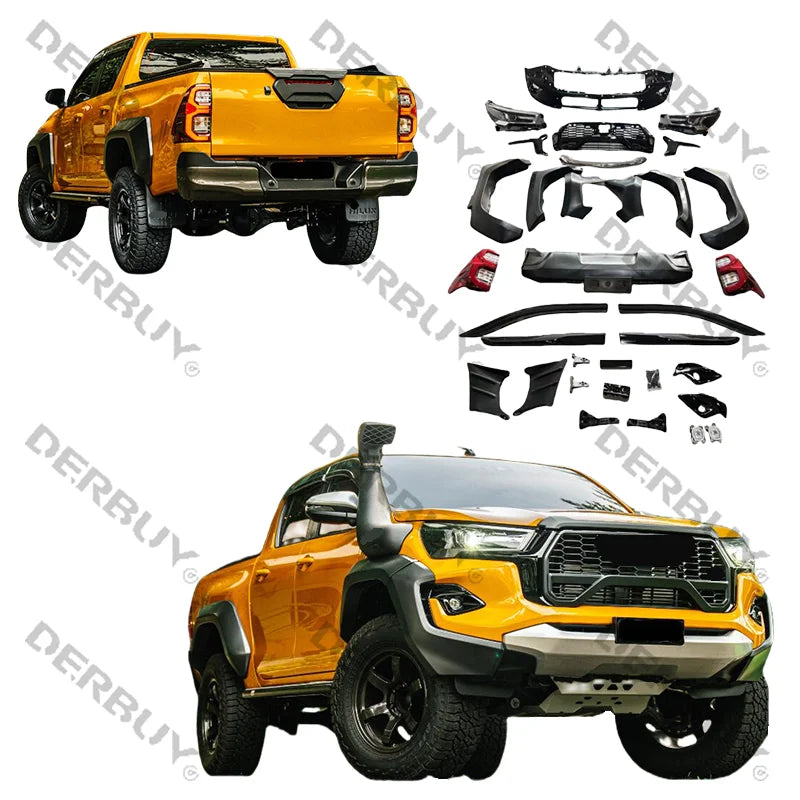 Car Bumper Body Kit Facelift Conversion Body Kit for Hilux Revo 2016+ Upade