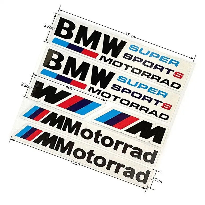 Car Body DIY Sticker Modification Waterproof Fuel Tank Reflective Decal For Bmw M Power Performance E30 E60 E90 i3 M5 M3 F10 F30