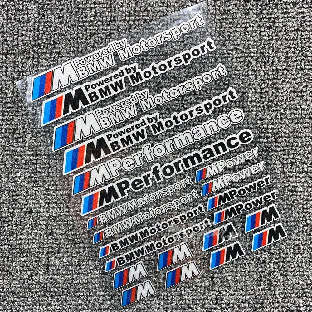 Car Interior Exterior Decoration Sticker For Bmw M 50TH Power Performance E28 E30 E34 E36 E46 E60 E90 F84 Waterproof Decal