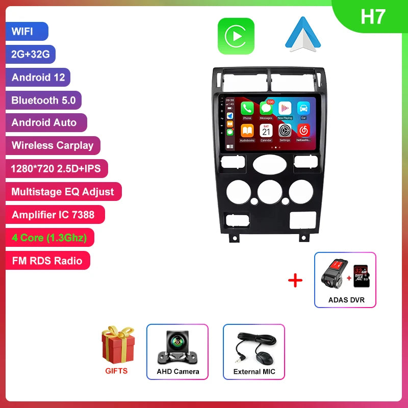 9 Inch 8 Core 4G BT DSP GPS Wireless Carplay Car Stereo Player Touch Screen Radio Android Multimedia For Ford Mondeo 3 2000~2007