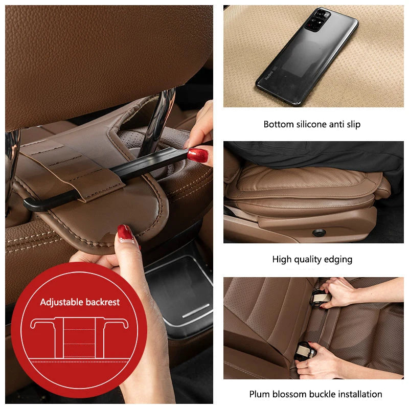 Car Breathable Seat Plush Cushion Velvet Pads Rear Seat Cover Sticker For BMW E46 E90 E60 E39 E36 E87 E92 E91 F20 X5 Performance