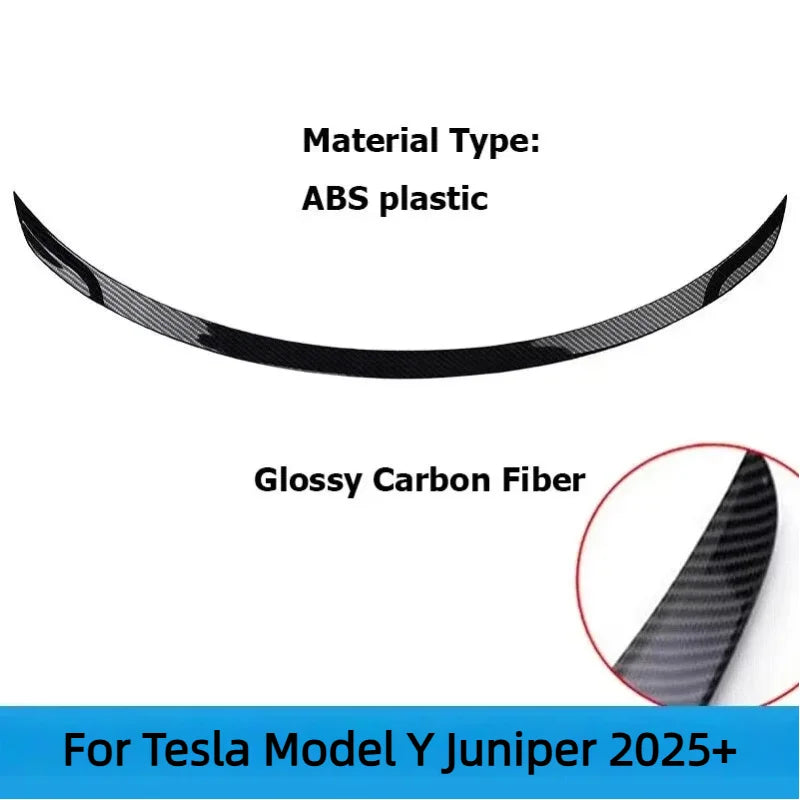 High-performance Matte Carbon Rear Trunk Spoilers Wing Tail For Tesla Model 3 Y Juniper 2026-2017 Tuning Accessories Refit