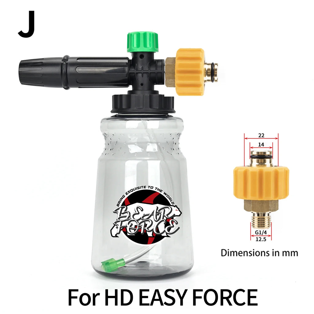 Pressure Washer Foam Lance Foam Nozzle Car Wash Foam Maker for Karcher Elitech Bort AR Bosch Michelin Pressure Washer